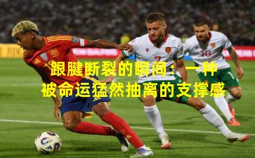 跟腱断裂的瞬间:一种被命运猛然抽离的支撑感