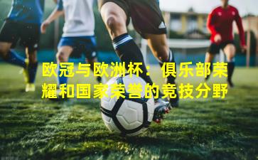 欧冠与欧洲杯：俱乐部荣耀和国家荣誉的竞技分野