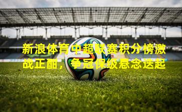 新浪体育中超联赛积分榜激战正酣，争冠保级悬念迭起