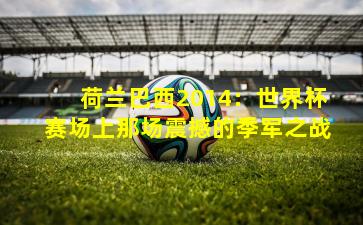 荷兰巴西2014：世界杯赛场上那场震撼的季军之战